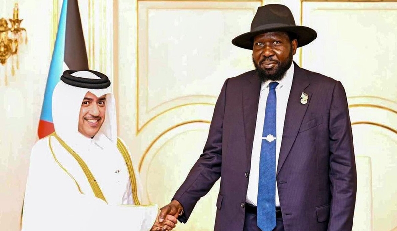 President of Republic of South Sudan Receives Credentials of Qatar's Ambassador